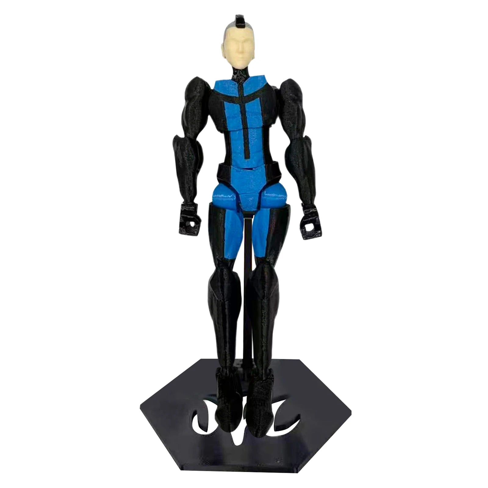 Multi-Joint Action Figure - Invincible T13 3D Printed Collectible with Base, Anti-Fall Joint Locks & UV-Resistant Coating Deskto