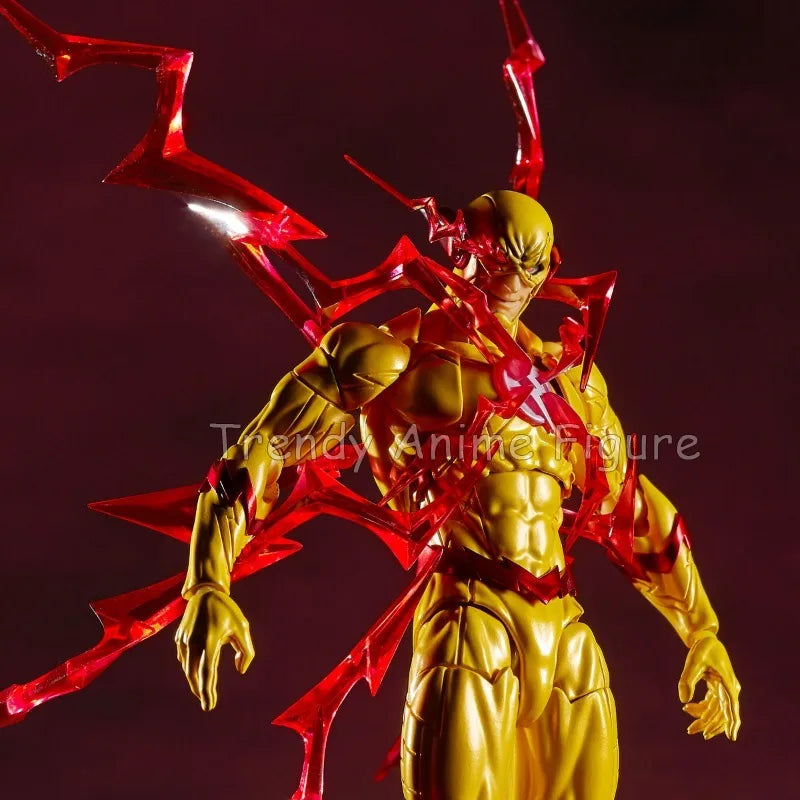 Revoltech Amazing Yamaguchi Flash Action Figure Movable 17cm Flashpoint Model Kaiyodo Flash Figures Toy Collection Holiday Gifts