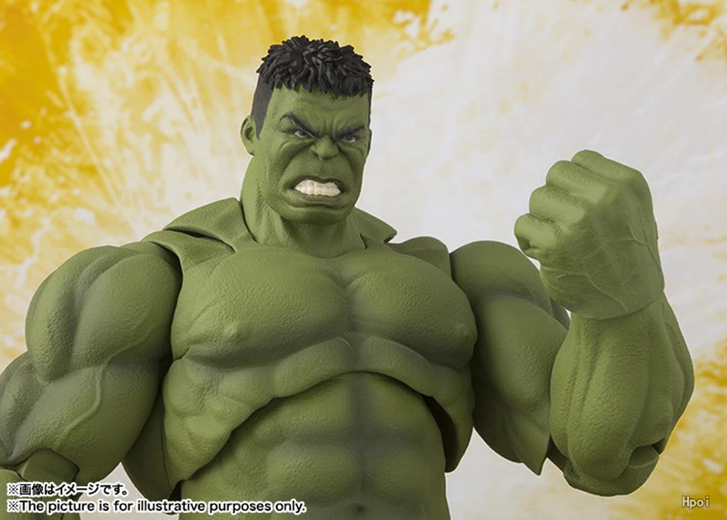 25CM BANDAI Anime Hulk Figure Replacement S.H.Figuarts Model Toy Doll Collection Gift Action Figure PVC