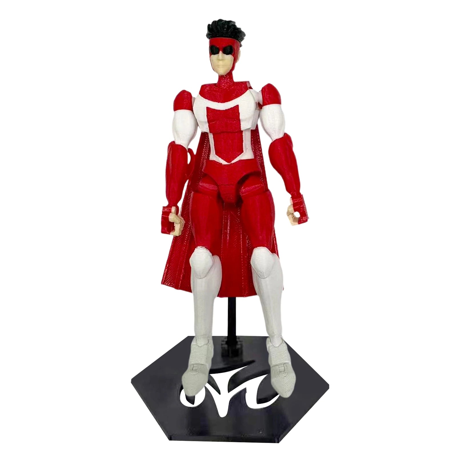 Multi-Joint Action Figure - Invincible T13 3D Printed Collectible with Base, Anti-Fall Joint Locks & UV-Resistant Coating Deskto