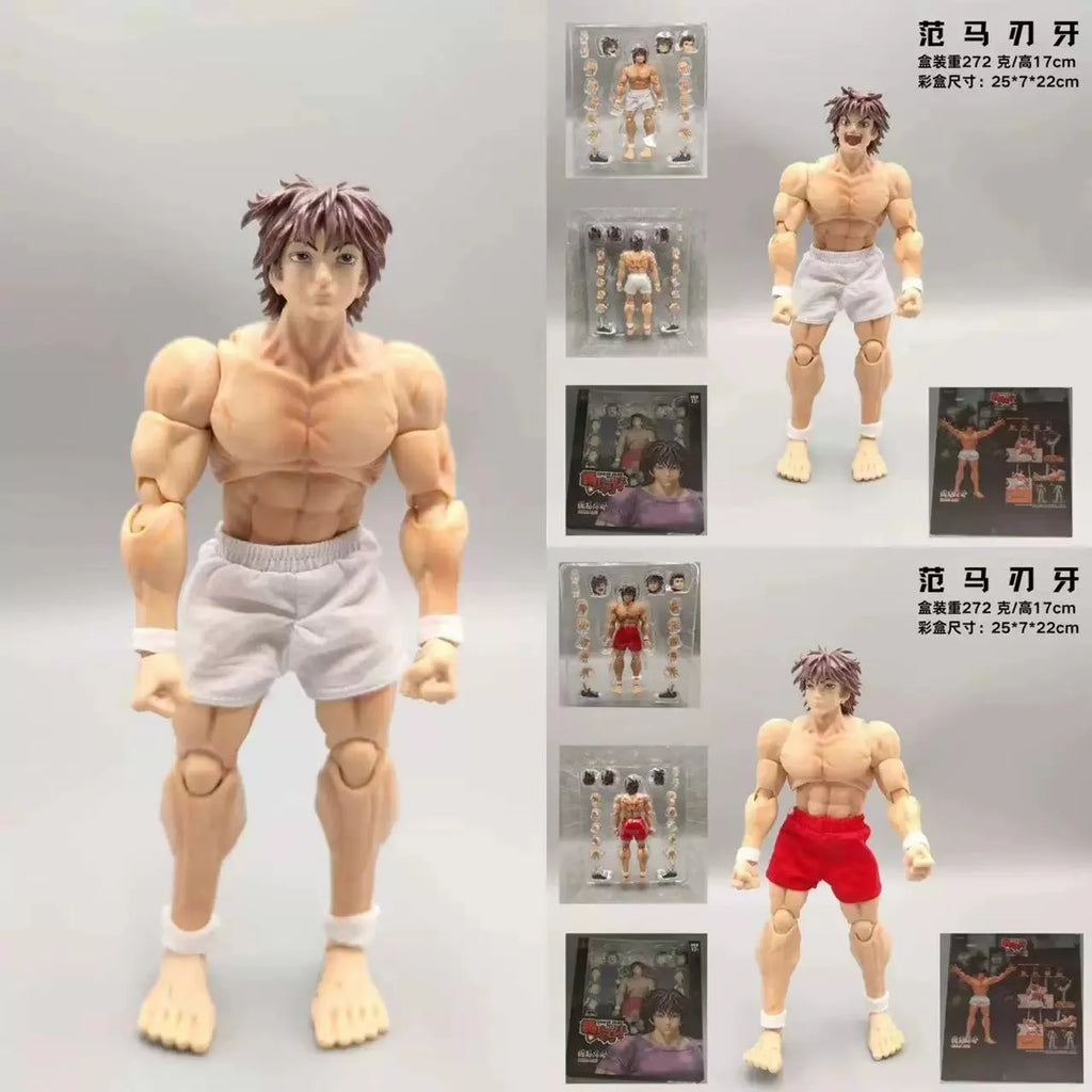 17cm Ko St Storm Toys Baki Hanma Action Figure Fighting Anime BAKl Kibk Son Of Ogre Figurine Collectible Model Dolls Toy Gifts