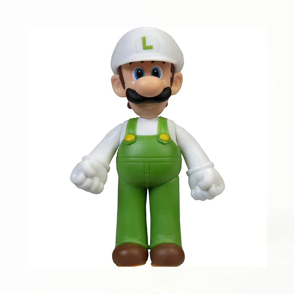 Super Mario Bros Cartoon Dolls Model Birthday Gift Anime Figures Luigi Yoshi Mario Creative Collectible Model Toys.*