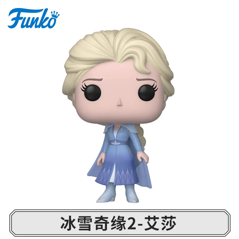 Frozen Series Elsa Action Figures Funko Pop Anime Disney Anna Olaf Figure Collectible Decoration Limited Edition Model Gifts
