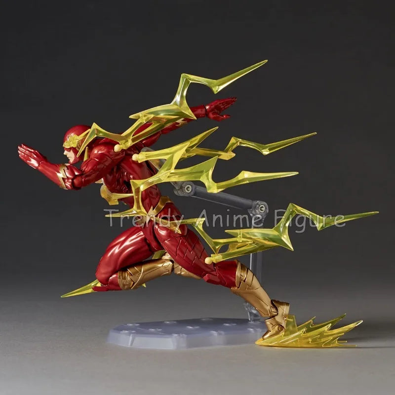 Revoltech Amazing Yamaguchi Flash Action Figure Movable 17cm Flashpoint Model Kaiyodo Flash Figures Toy Collection Holiday Gifts