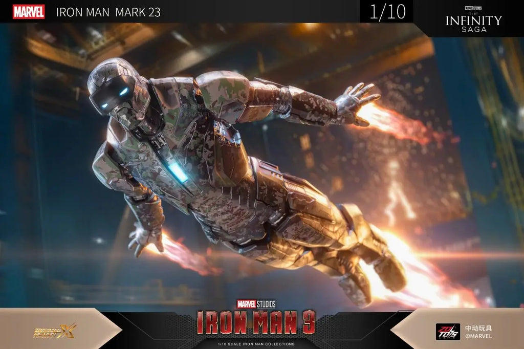 ZD Toys Marvel Avenger Iron Man Mark23 Shades Action Figure Collections Gift