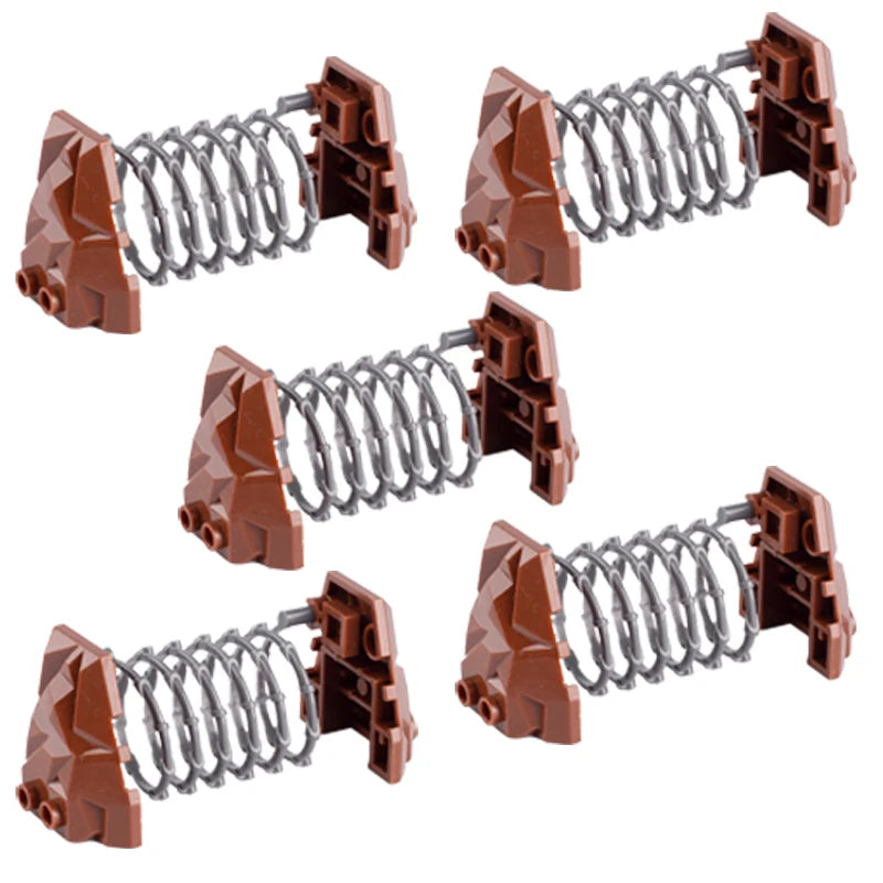 MOC WW2 Military Oil Drum Fuel Tank Printed Building Blocks Weapons Soldiers Accessories War Scene Accessories Bricks Toys Boys