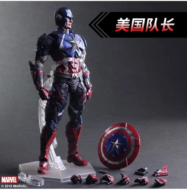 Iron Man Spider-Man Thor Doctor Strange Normal Version Color Change Version Moving Model Gift Collection