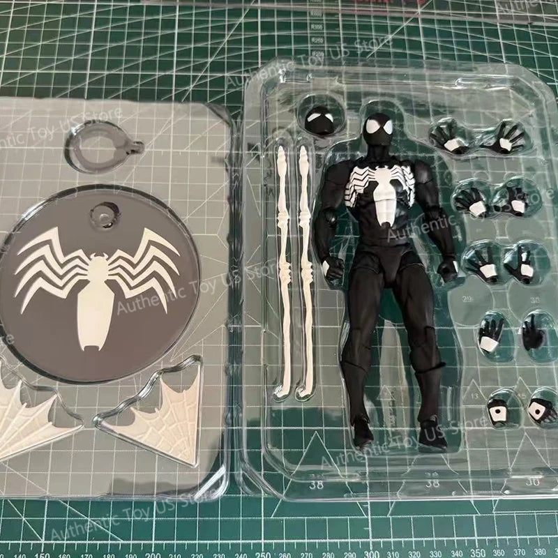 Mess Toys Spider Man Symbiote Spiderman Messtoys Black Suit Neighbor Scarlet Spider Anime Action Figure Gifts Toys