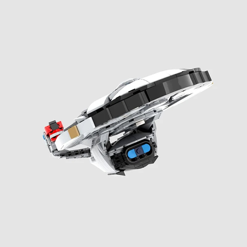 1050pcs MOC USS Enterprise NCC F Star Trek Online Space Model Building Blocks Room Accessories, Home Decor For Son Holiday Gift