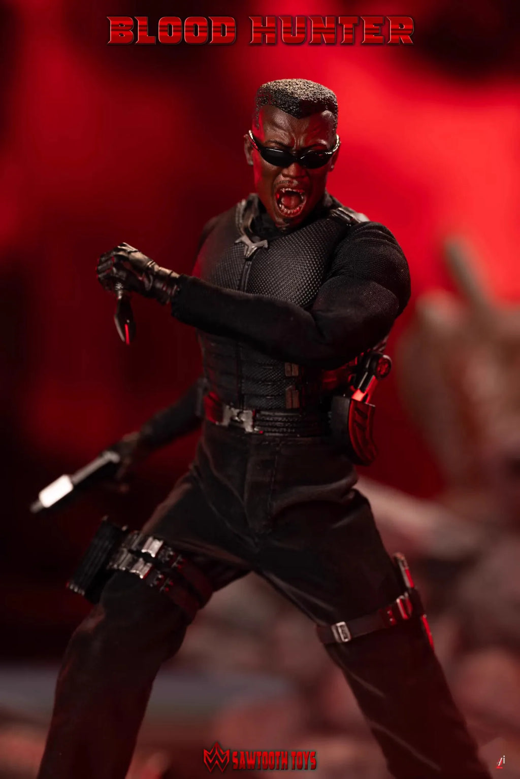 New Genuine Sawtooth Toys Action Figure Blood Hunter 1/12 Scale 6 Inch Collectible With Replaceable Heads Weapons Accessories