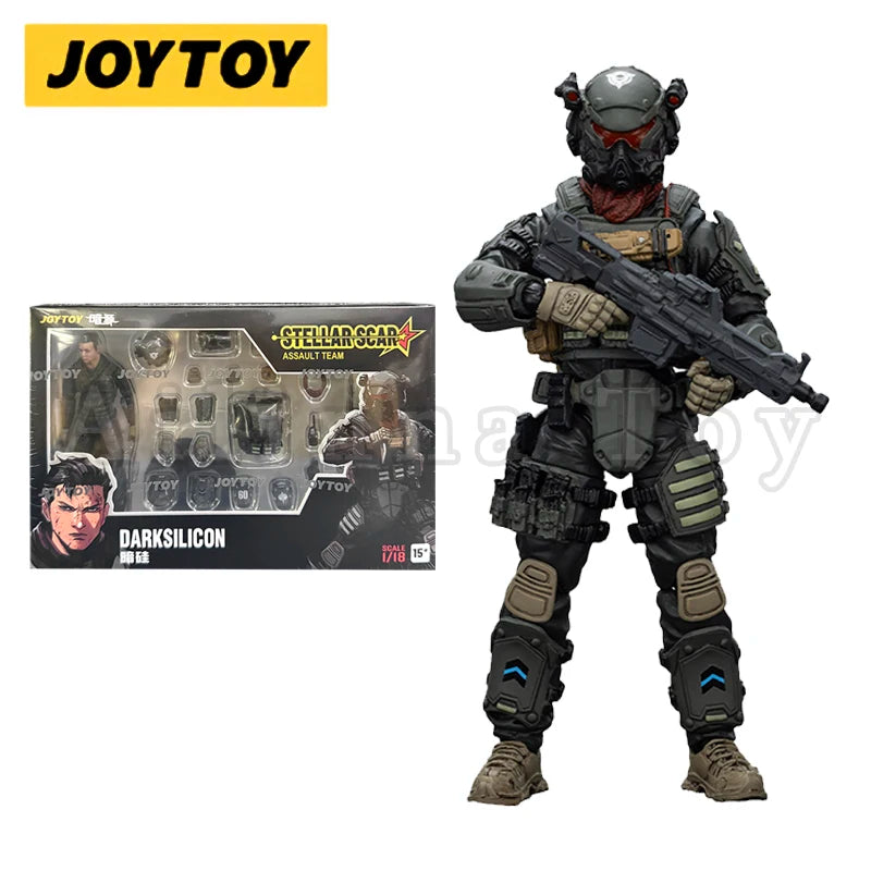 JOYTOY 1/18 Action Figure Dark Source Stellar Scar Assault Team Anime Military Model