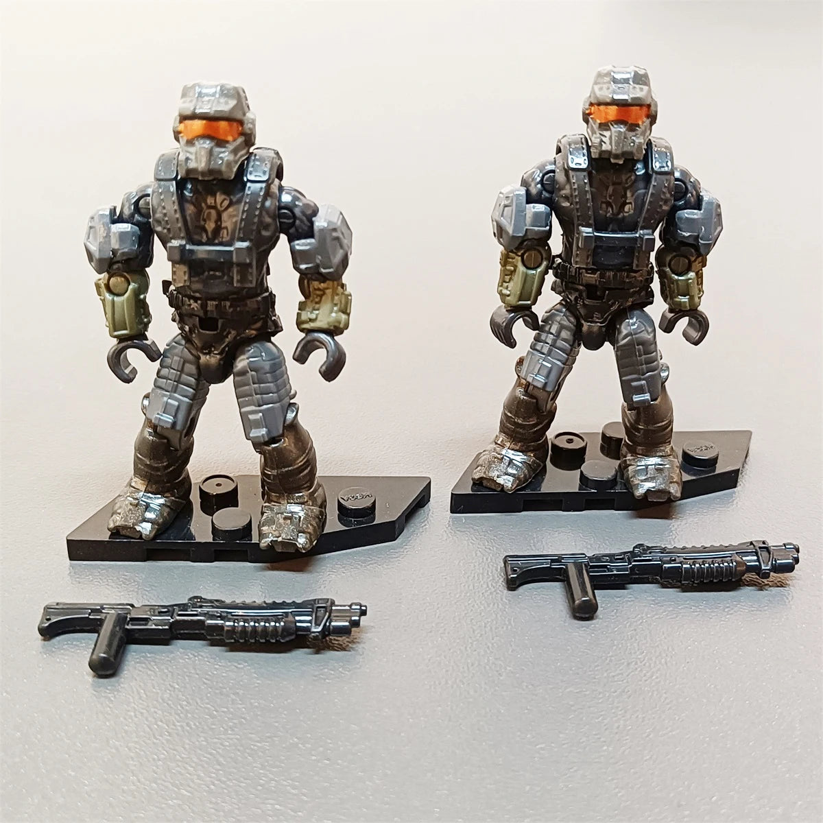 Mega Bloks Construx UNSC Marine Infinite Series Recon Getaway Elite Mercenary Spartan  Brute Troopers Micro Figures Toys