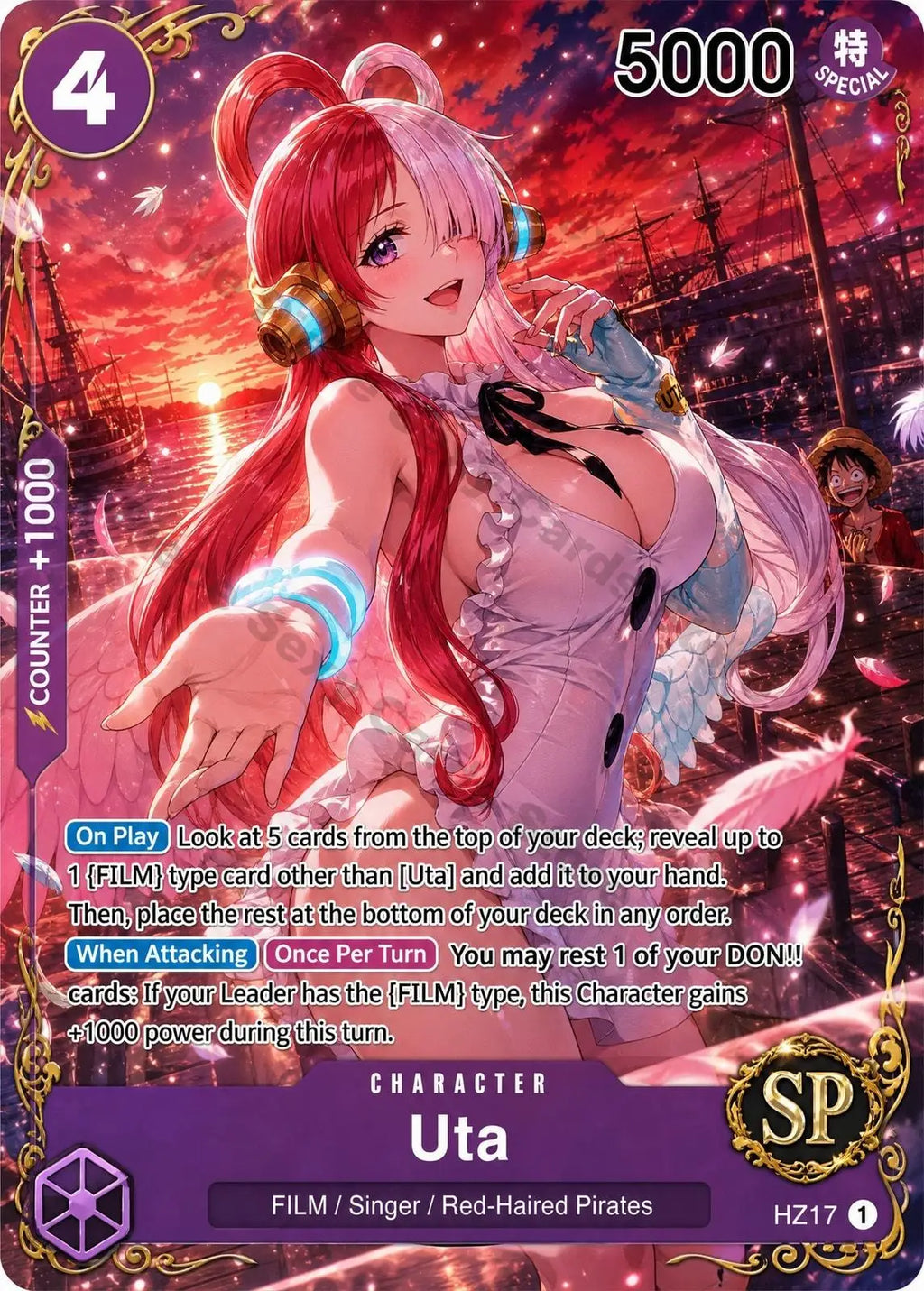 5Pcs One Piece Cards OTCG Card Anime Style Nami Nico Robin Boa Hancock Kozuki Hiyori Collection Cards One Piece Card Game Gift