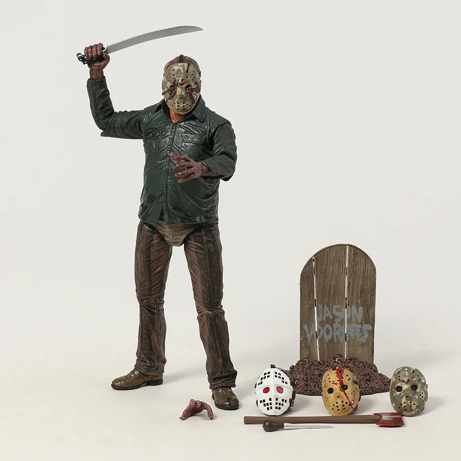 NECA Movie Jason 7" Action Figure Doll Toys Model Garage Kit Gift