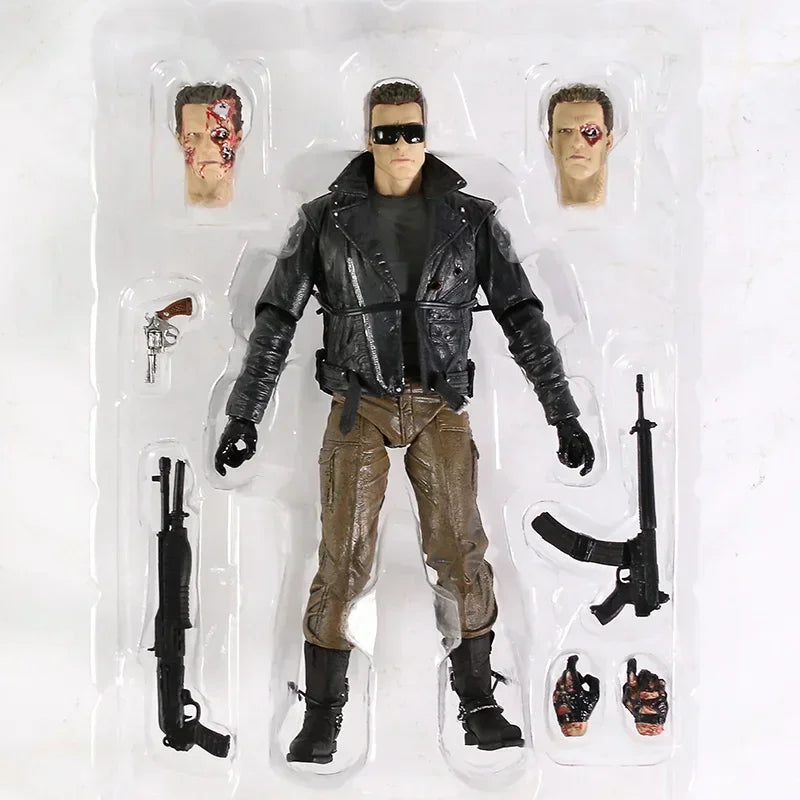 NECA Terminator T-800 T-1000 Action Figure Movable Joints Desktop Decoration Collection PVC Model Toy