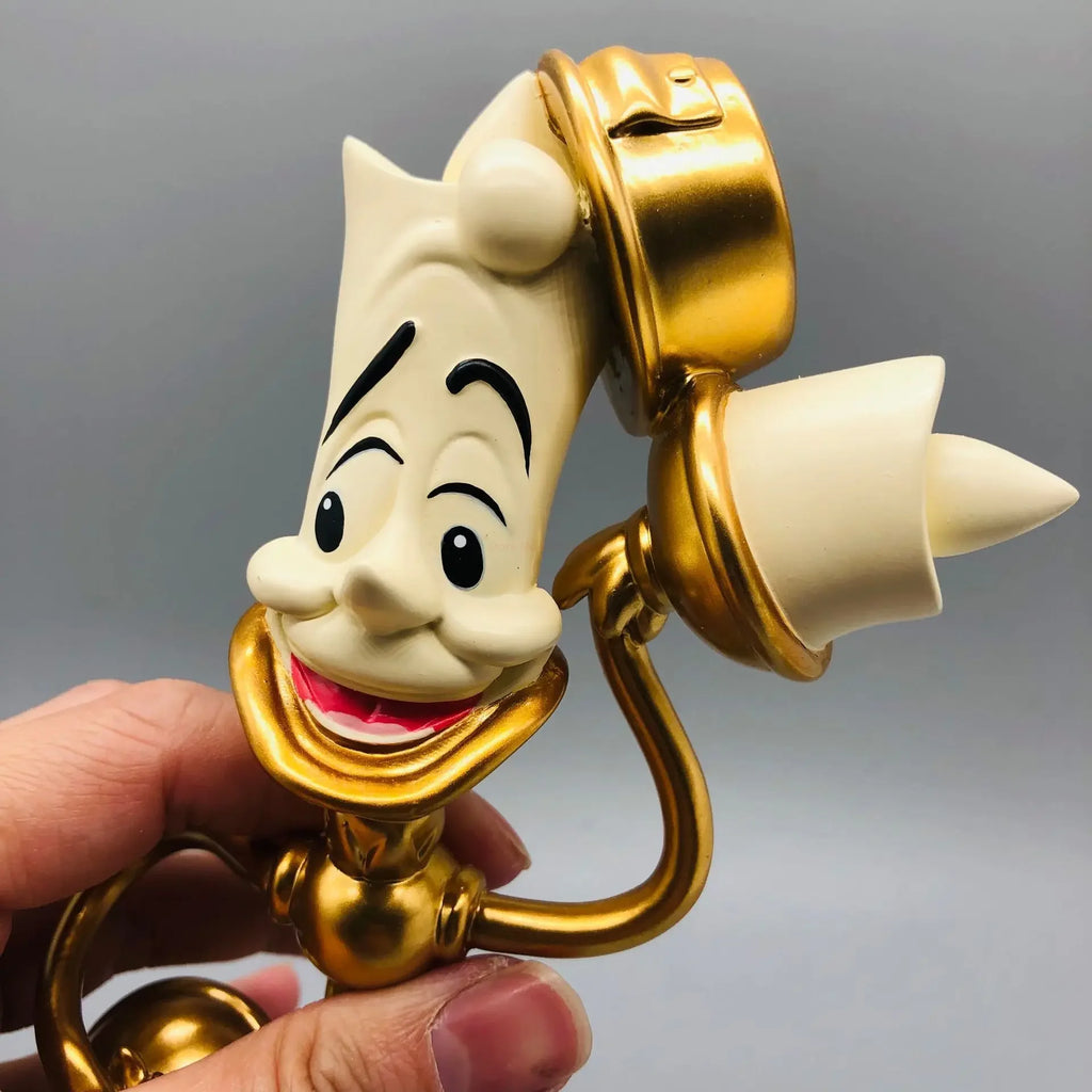 Disney Beauty And The Beast Cogsworth Mr Clock 24cm Action Figure Figurine Collection Decoration Toys Pvc Model Christmas Gifts