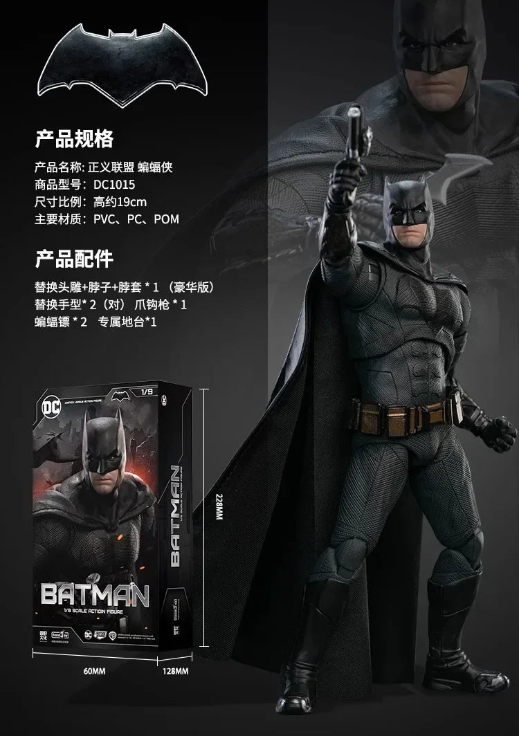 DC Justice League 1/9 Knightmare Batman Figure The Batman Tactical Buit Armored Batman Action Figures Models Collect Toys