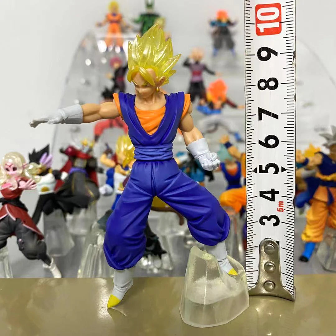 BANDAI DRAGON BALL Capsule Toys ACTION FIGURE Majin Buu Cell Vegeta IV Torankusu Son Goten Vegeta Cumber Small Scale Model GACHA