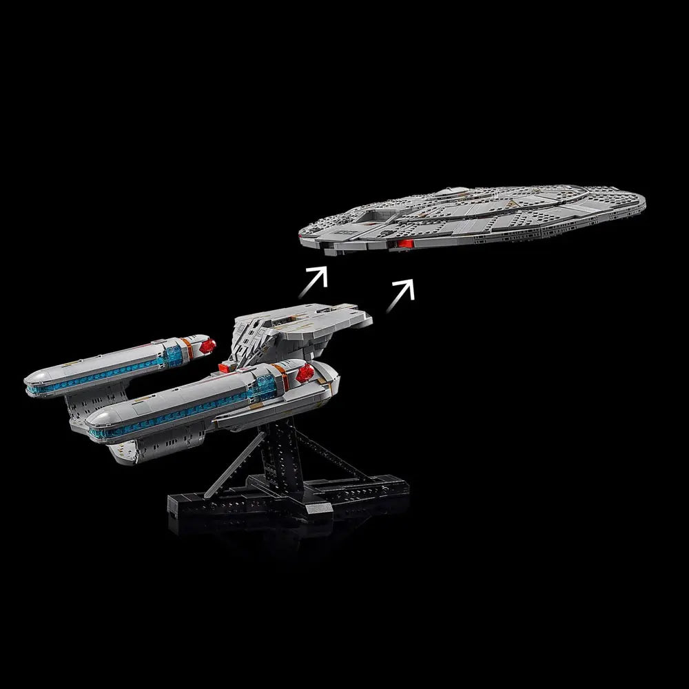 3600PCS Star Trek USS Enterprise NCC-1701-D Spaceship Building Blocks With 9 Figures Assemble Bricks Toy Gift For Adult Fan