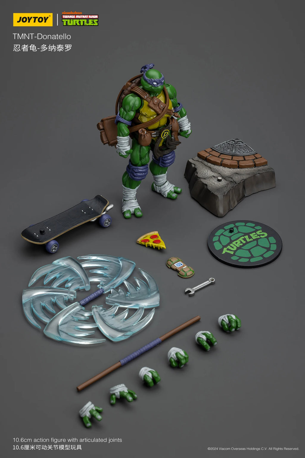 JOYTOY 1/18 Action Figure TMNT Ninja Turtles Michelangelo Donatello Leonardo Raphael Anime figures Toys Model