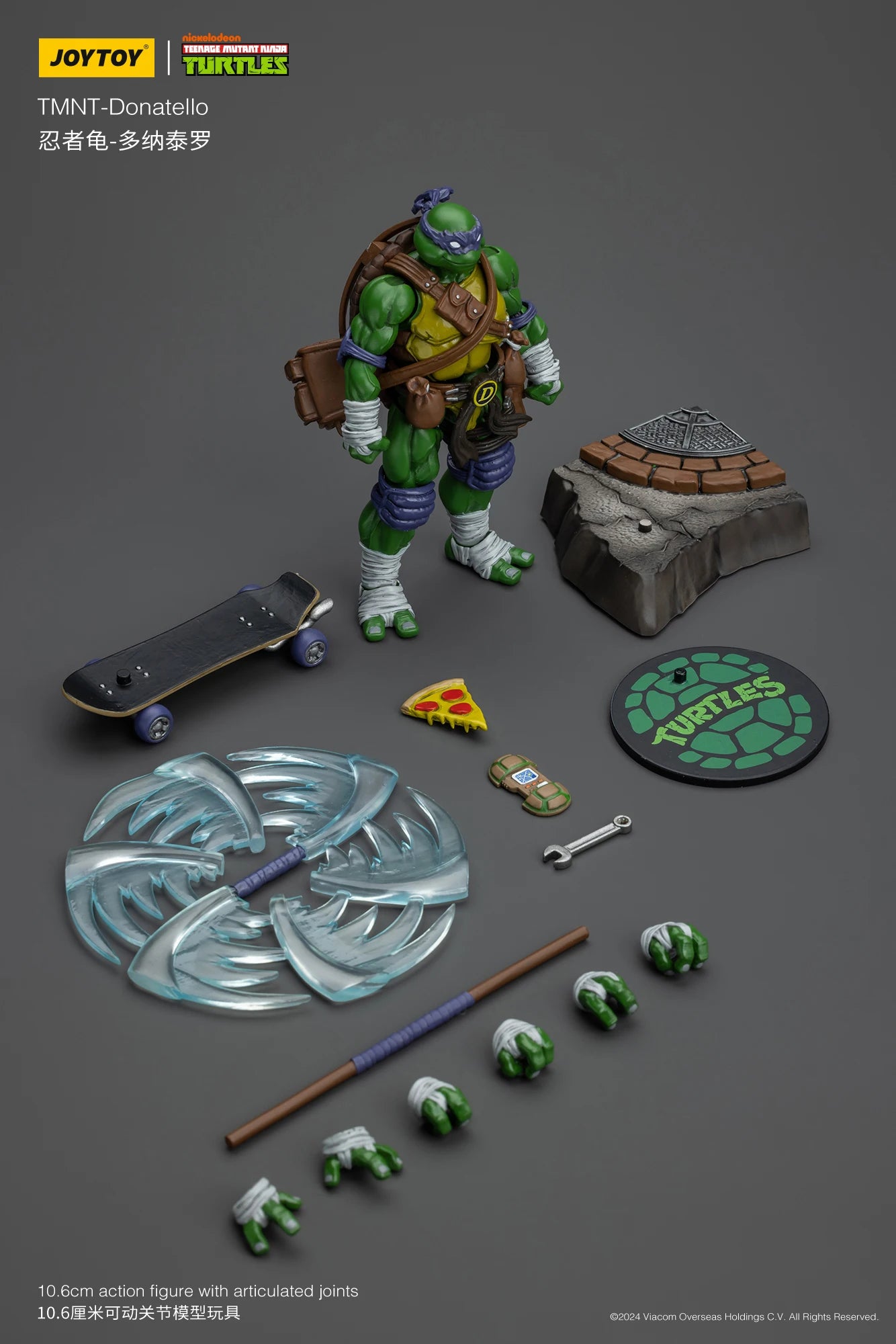 JOYTOY 1/18 Action Figure TMNT Ninja Turtles Michelangelo Donatello Leonardo Raphael Anime figures Toys Model