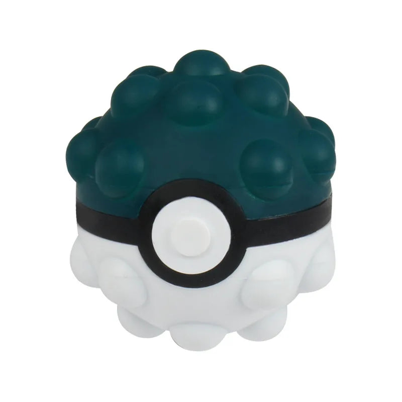 Pokemon Decompression Toys 6styles Cute Poke Ball Pinching Chronic Rebound Toys Small Unzip Ball Portable Play Children Gifts