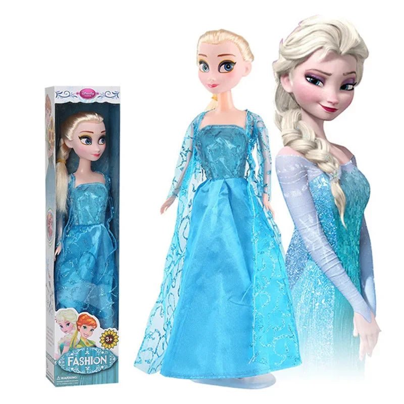 HOT NEW30cm 4 Styles Disney Frozen 2 Doll Girls Toys Princess Anna And Elsa Figure Dolls Movable Joints Children Christmas Gift
