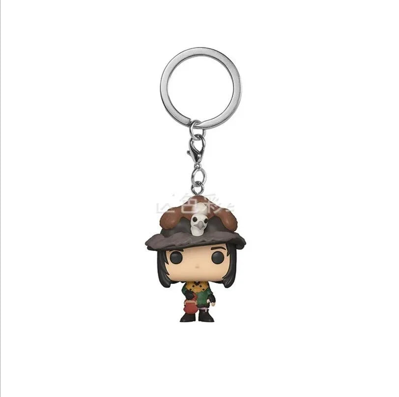 Funko POP Keychain Hermione Series Ginny Ron Hedwig Snape Fawkes Dementor Luna Pocket Pop Key Ring Chain Toy
