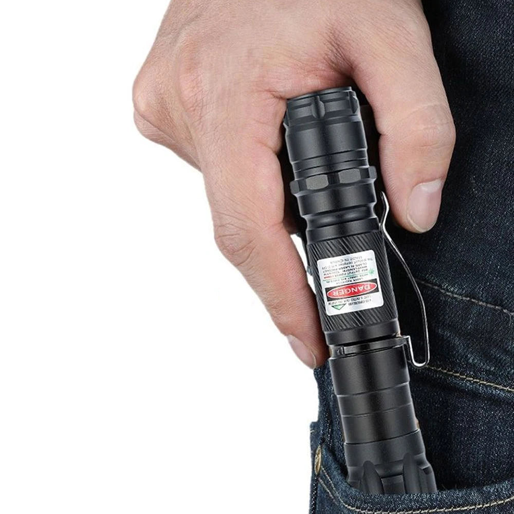 (Do not provide batteries)Green Laser Pointer Teaching Tool Pet Automatic Cat Toys Laser Focus Adjustable Lazer Pen