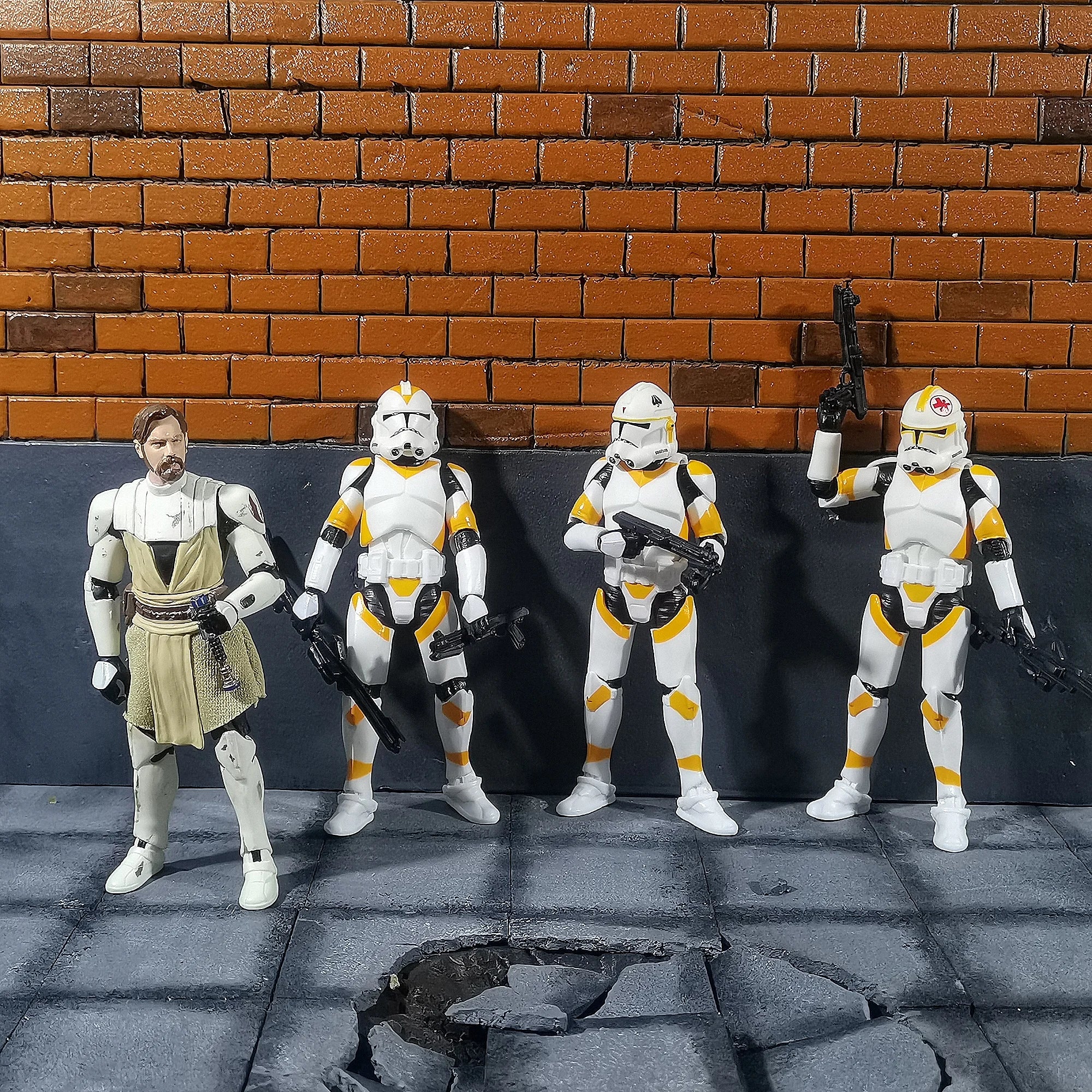 Star Wars 3.75 Inch Trooper 1/18 501st Legion Action Figure Hardcase REX Anakin Dogma Tup Toys Model Loose