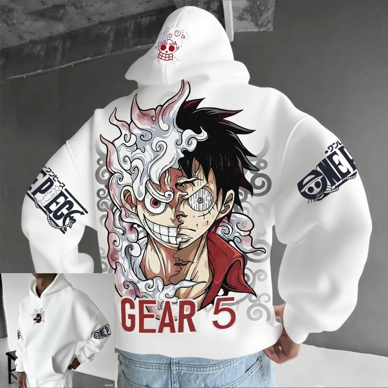 One Piece Luffy Anime Hoodie man women Pullover Sweatshirt Streetwear Casual Autumn spring Cosplay Long Sleeve Tops