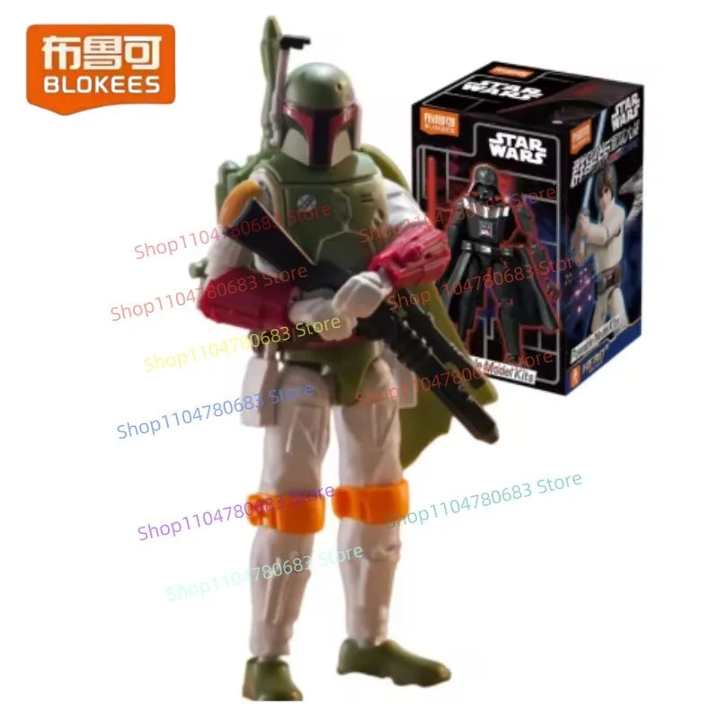 BLOKEES  Star Wars Version 2 DARTH VADER Stormtroopers Boba Fett Building Blocks Assembly Model Ornament Toy Action Figure Gift