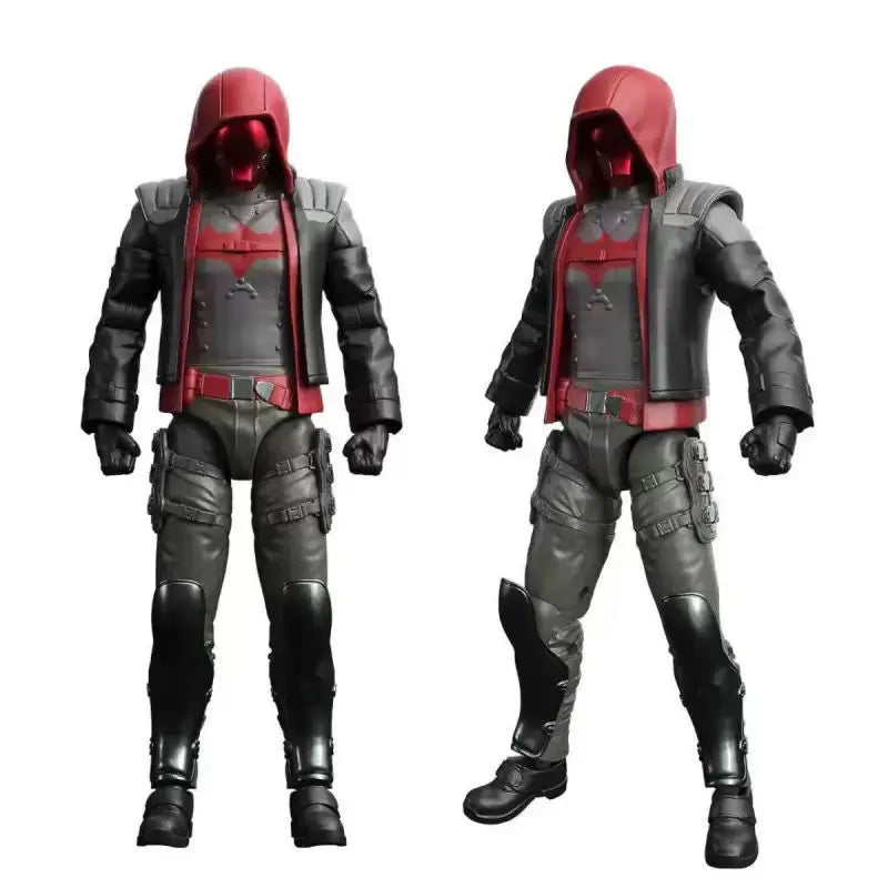 Batman Figure F5 Roundd Culture Batman Series Model Doll Arkham Knight Deathstroke Red Hood Desktop Model Toy Doll Festival Gift