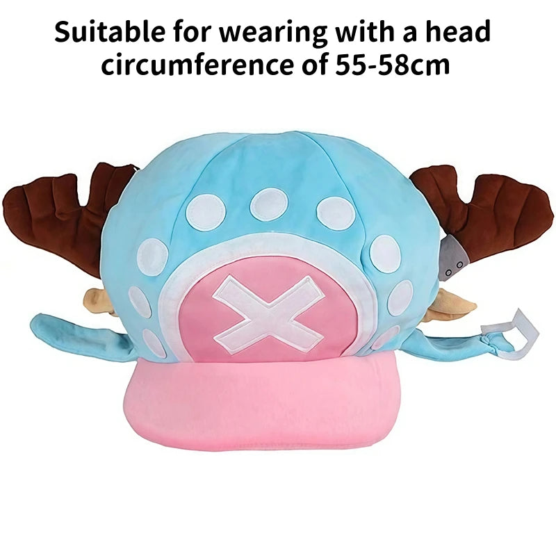 One Piece Soft Hat Tony Chopper Trafalgar Law Anime Cosplay Hat Halloween Party Costume Hat Accessories Prop Gifts Toys