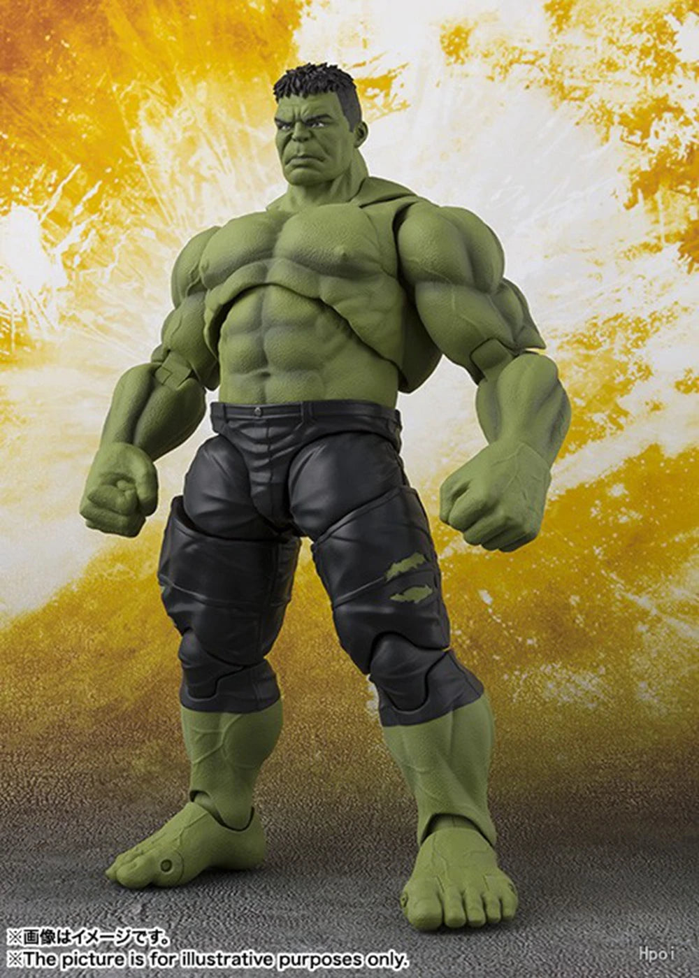 25CM BANDAI Anime Hulk Figure Replacement S.H.Figuarts Model Toy Doll Collection Gift Action Figure PVC