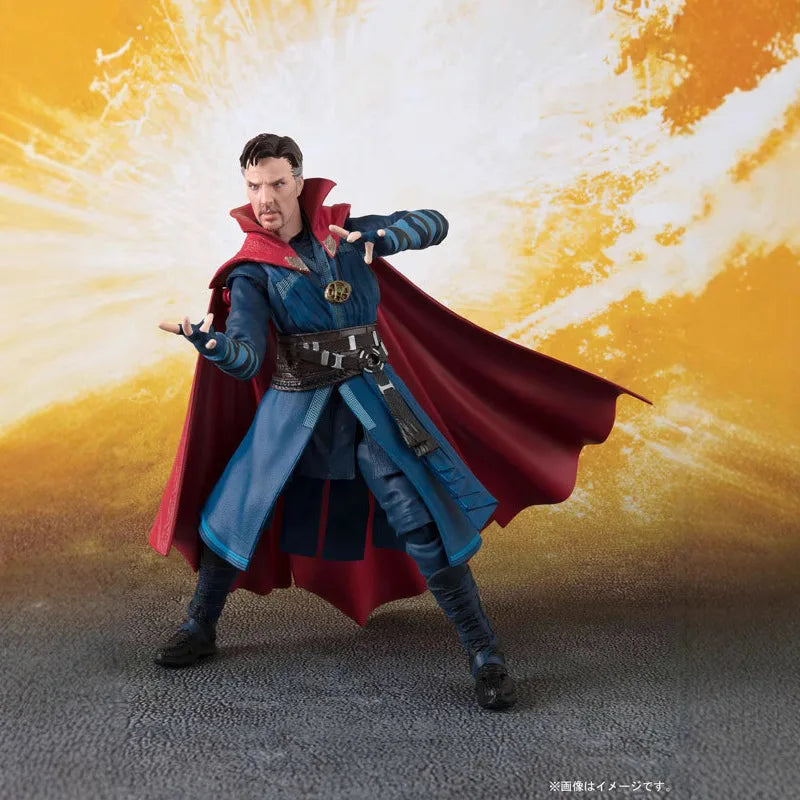 SHF Infinity War Dr Strange Action Figure Desktop Model Ornaments Toys Room decoration Collection Children Birthday Gifts