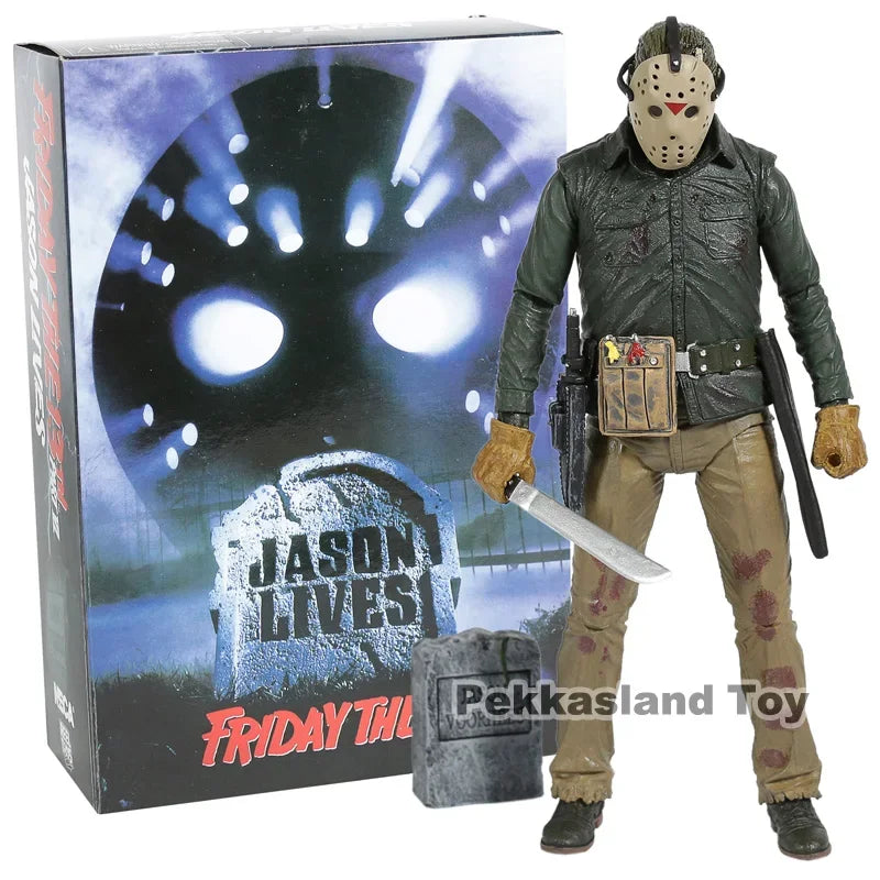 NECA Movie Jason 7" Action Figure Doll Toys Model Garage Kit Gift