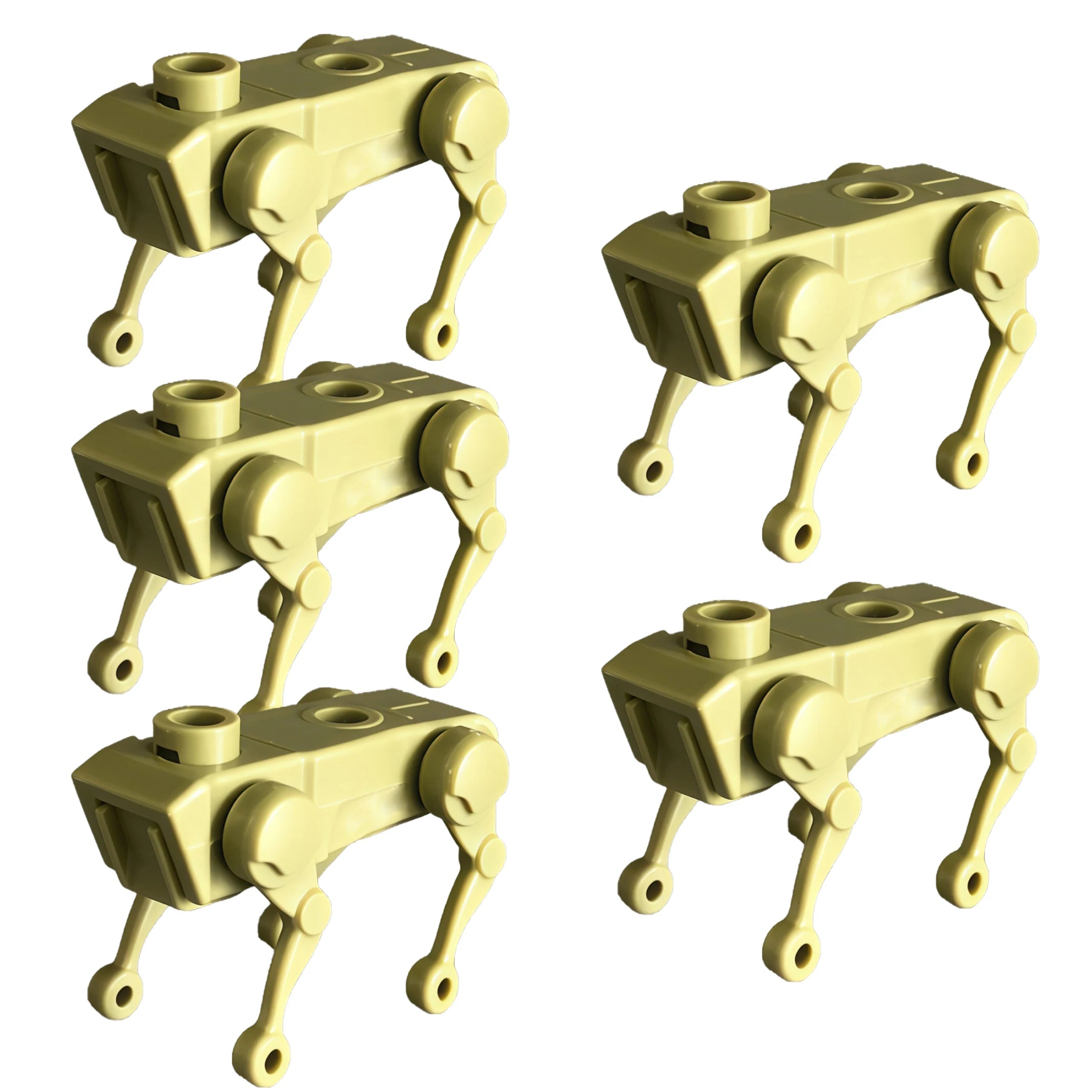 MOC WW2 Military Oil Drum Fuel Tank Printed Building Blocks Weapons Soldiers Accessories War Scene Accessories Bricks Toys Boys