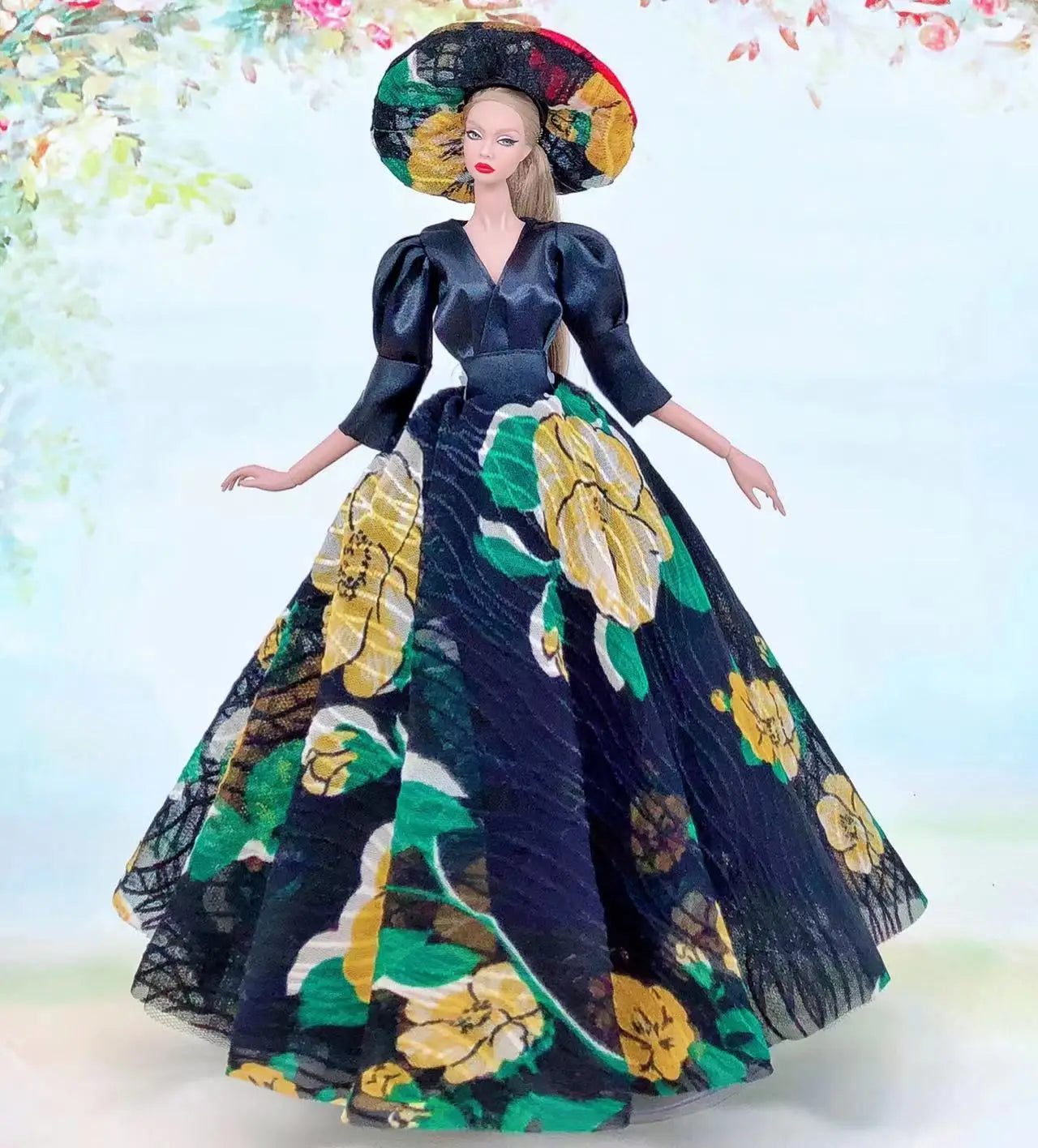 Wedding dress for barbie doll