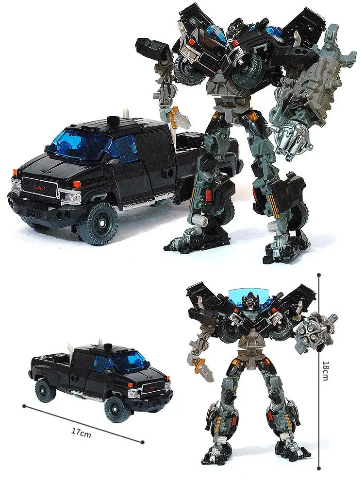 HZX H606 G1 Transformation Action Figure Toy Starscream Model 18cm ABS Movable Joints Statue Deformation Car Robot NO BOX