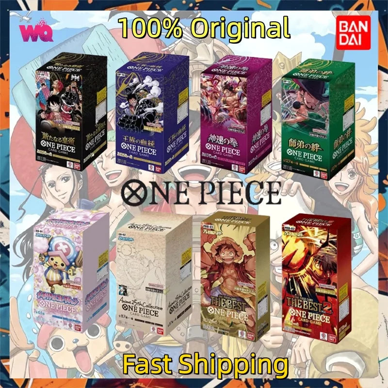 Bandai Genuine One Piece Card OPCG God Speed Fist Luffy Pirate Group Seven Japanese Sealed Card Collection Toys Gift
