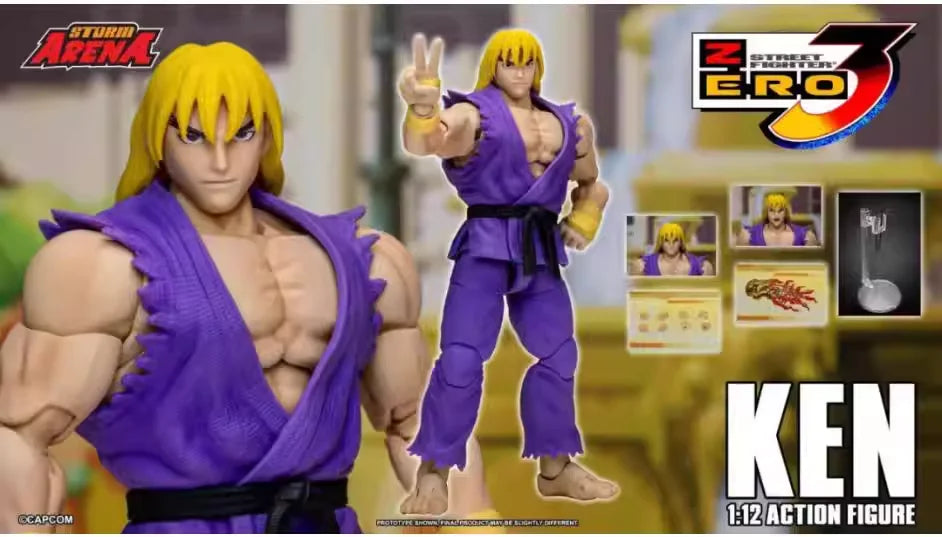 Original Storm Toys ST ARENA3 1/12 ARENA KEN RYU DAN NASH Anime Collection Figures Model Toys