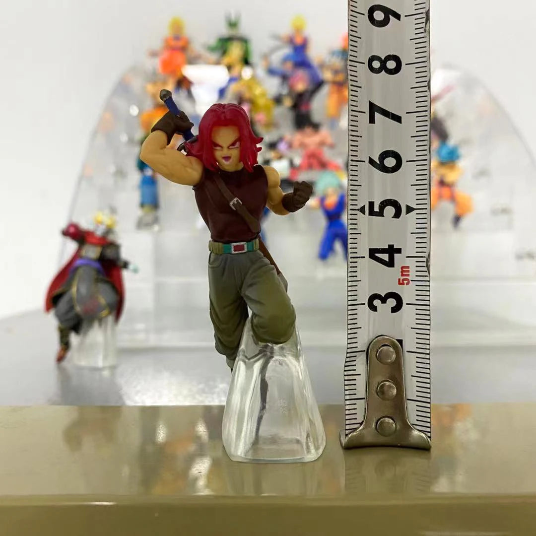 BANDAI DRAGON BALL Capsule Toys ACTION FIGURE Majin Buu Cell Vegeta IV Torankusu Son Goten Vegeta Cumber Small Scale Model GACHA