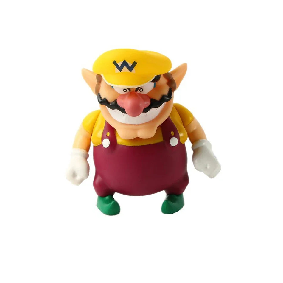 Super Mario Bros Cartoon Dolls Model Birthday Gift Anime Figures Luigi Yoshi Mario Creative Collectible Model Toys
