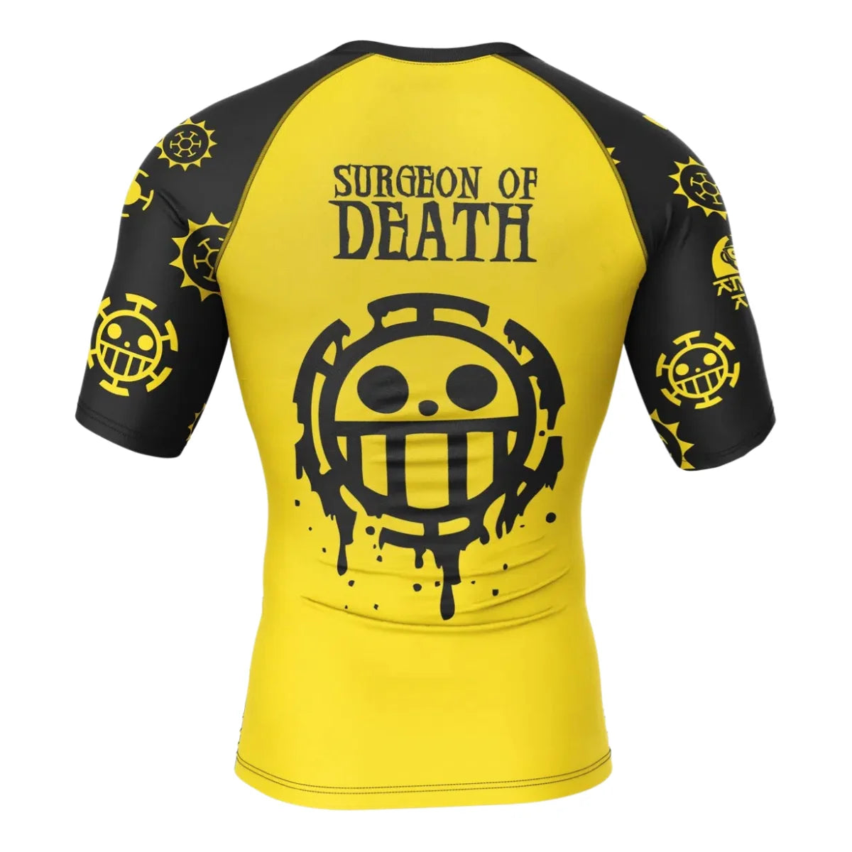 Bandai Trafalgar Law Heart Pirates Rash Guard One Piece Anime Adult Kids Compression T-Shirt Summer Quick-dry Soft Lightweight