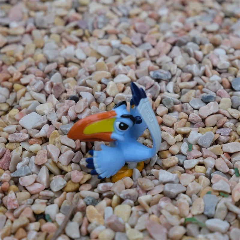 Disney The Lion King Timon Zazu toucan Action Figure Dolls Toys Kids Christmas Gifts for Kids Collection PVC Model Desk Decora