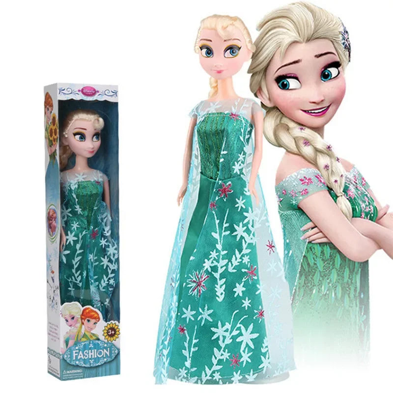 HOT NEW30cm 4 Styles Disney Frozen 2 Doll Girls Toys Princess Anna And Elsa Figure Dolls Movable Joints Children Christmas Gift
