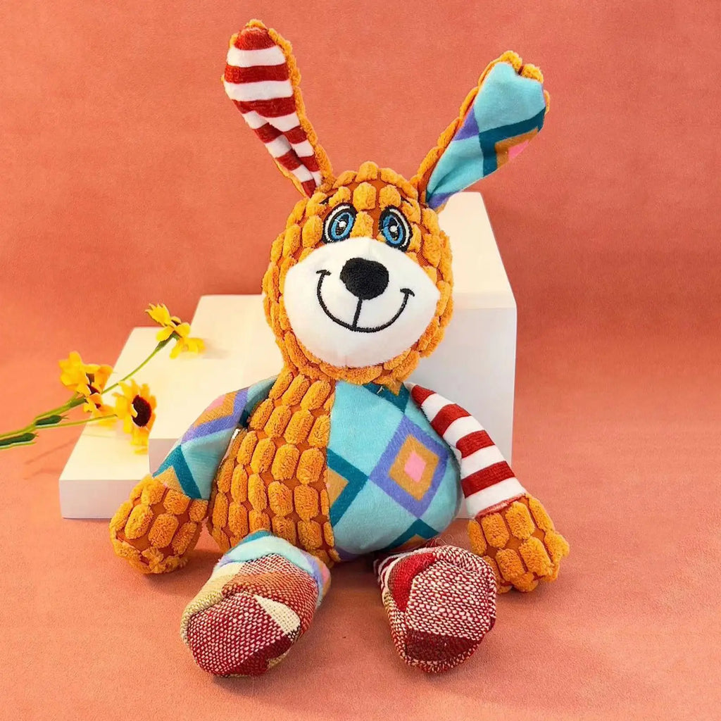 Dog Toys Plush Squeaky Stuffed Animal Puppy Toys Small Dog Toys Stuffed Dog Play Toys Interactive Puppy Toys for Small Medium