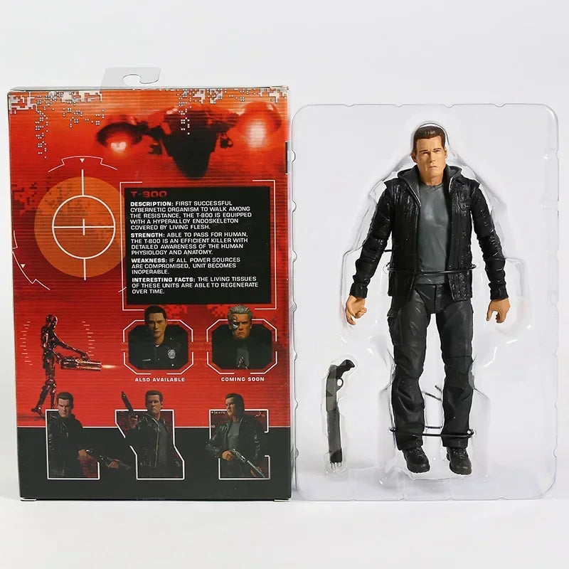 NECA Terminator Genisys T-800 Guardian Endoskeleton Joints Moveable Action Figure Model Toy