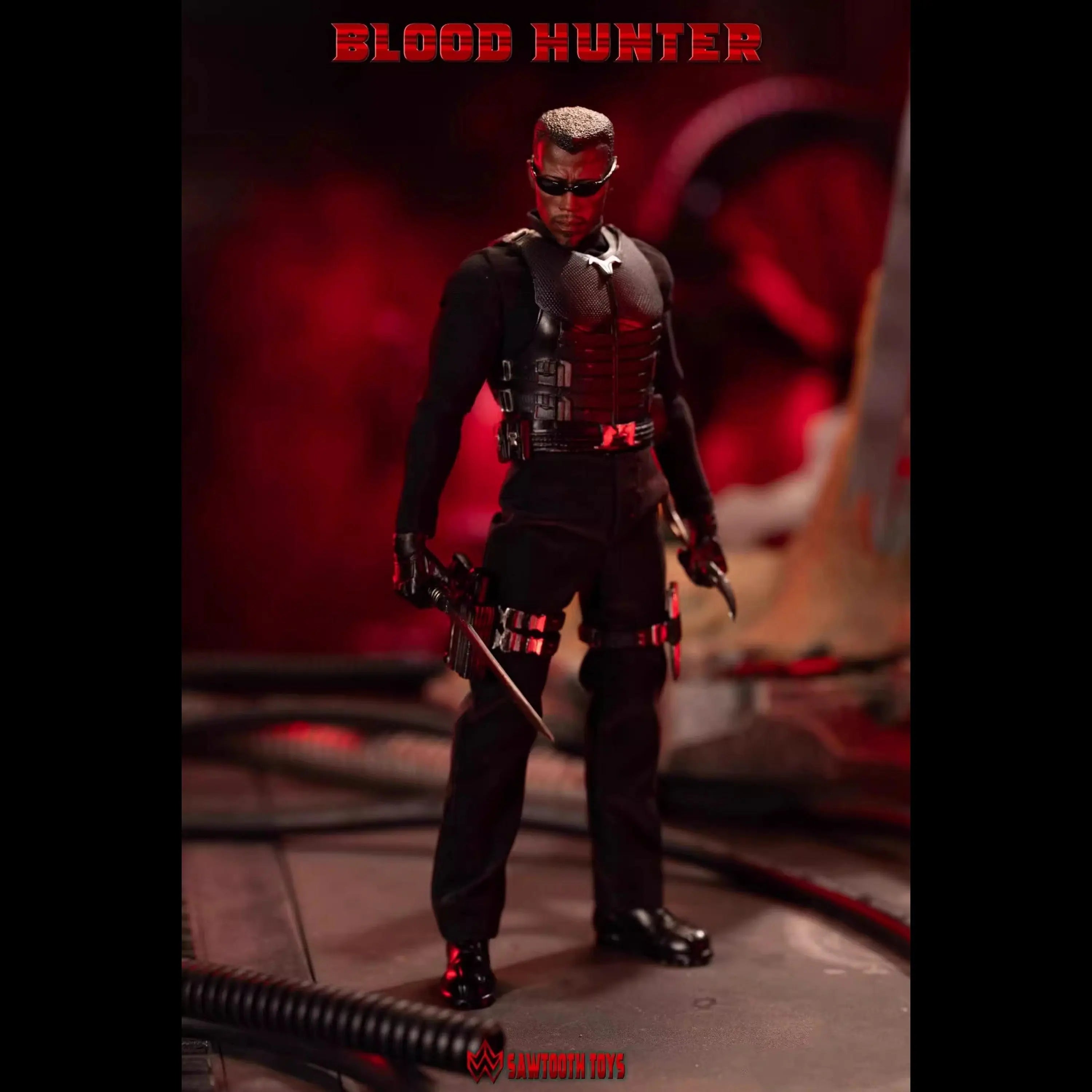 New Genuine Sawtooth Toys Action Figure Blood Hunter 1/12 Scale 6 Inch Collectible With Replaceable Heads Weapons Accessories